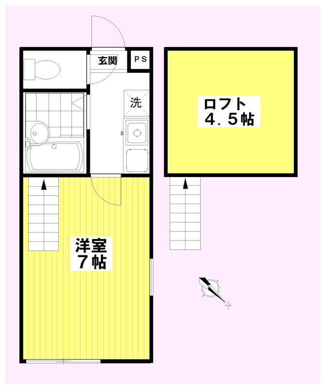 ヴィラージュ町田 間取り図