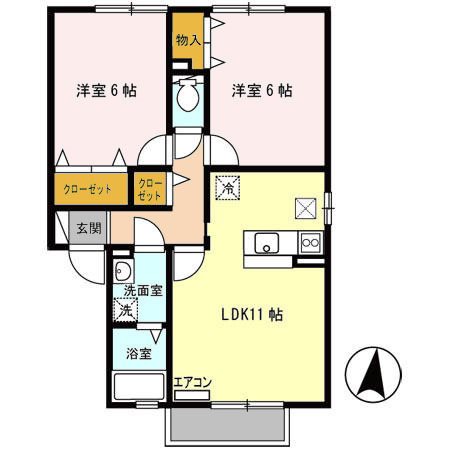 青森県八戸市長者１丁目 間取り