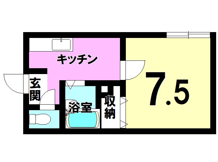 ヴェルディ川崎B 間取り