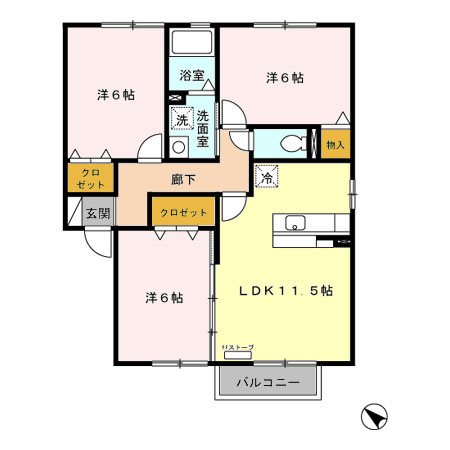 Victorian House East  間取り