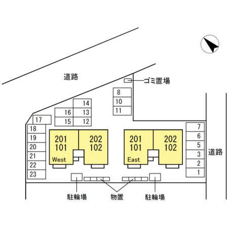 Victorian House East  駐車場