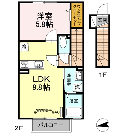 ナツドルーニ 間取り
