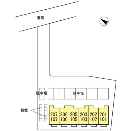 サザンクロス 駐車場