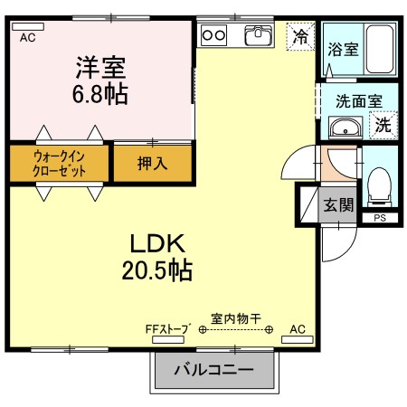 セジュールクレア 間取り