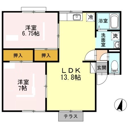 ルグラン小田前　A 間取り