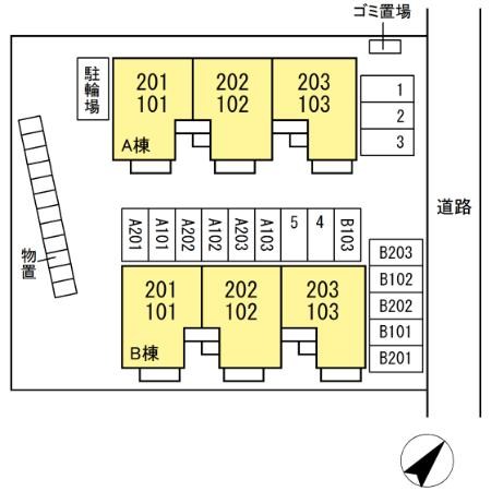 セジュール関川　A 駐車場
