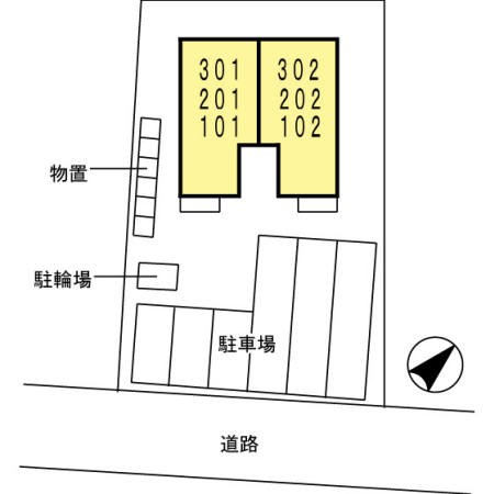 セジュールグランデ 駐車場