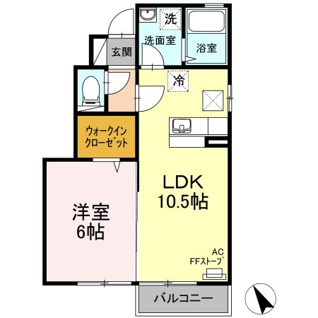 スクエアパーク諏訪　C 間取り