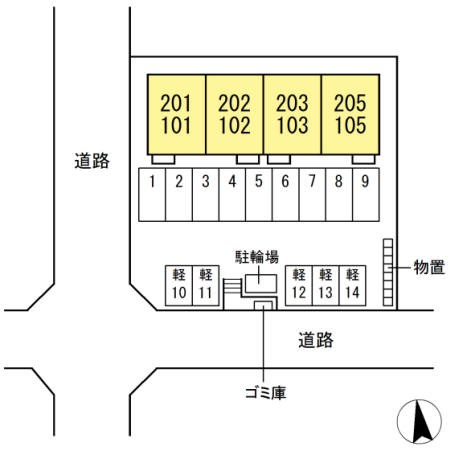リーブラ レオ 駐車場