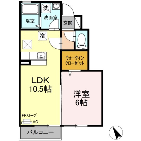 スクエアパーク諏訪　C 間取り