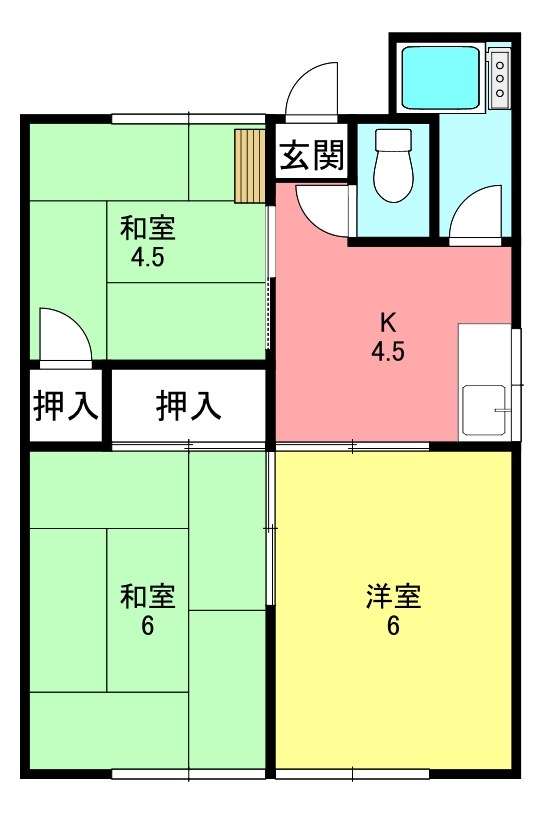 前澤荘 間取り