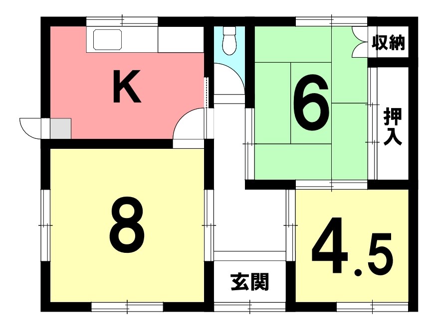 坂本貸家 間取り