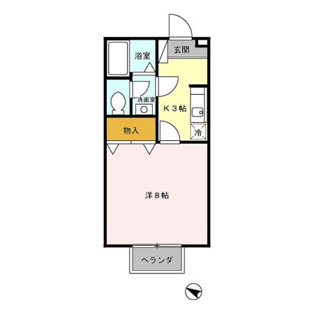 セジュール一番町 間取り