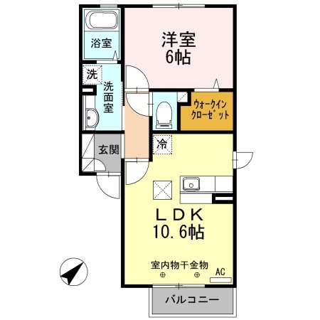 コモライズ新井田西　B 間取り