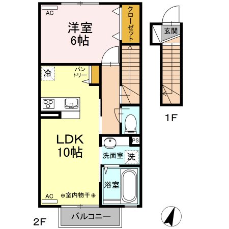 フラットテン 間取り