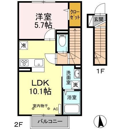 ヴィラ　カスターニャ 間取り