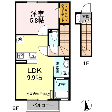 グランドルフ  間取り