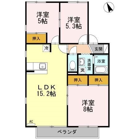 キングスクラブハウス８ 間取り