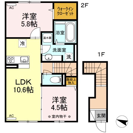 メゾンゆづき 間取り