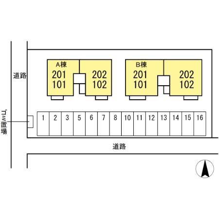 ボンセジュール　Ａ 駐車場