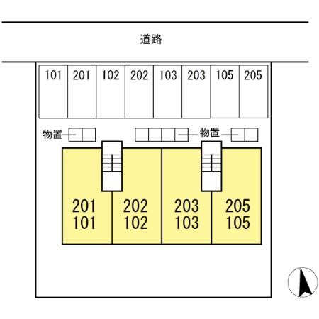 グリーンハウスセジュール  駐車場