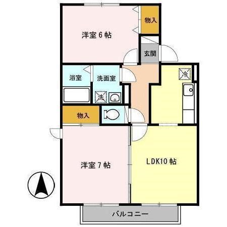 セジュールタケイシ　B 間取り