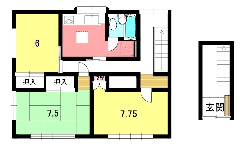 小野アパート 間取り