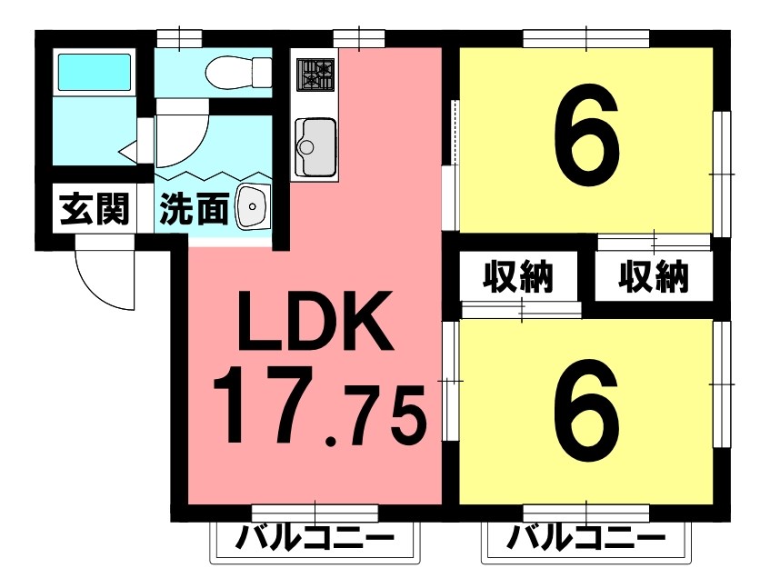 サンライズタカハシ 間取り