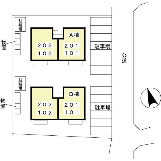 セジュールサザンウインド 駐車場