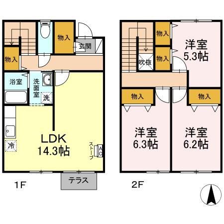 十日市アパート 間取り