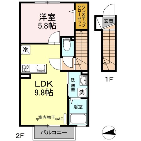 ナツドルーニ 間取り