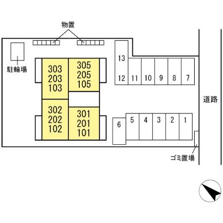 レスア柏崎Ⅰ 駐車場