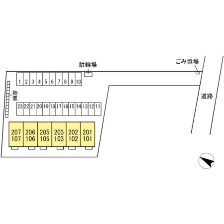 ラヴィベール 駐車場