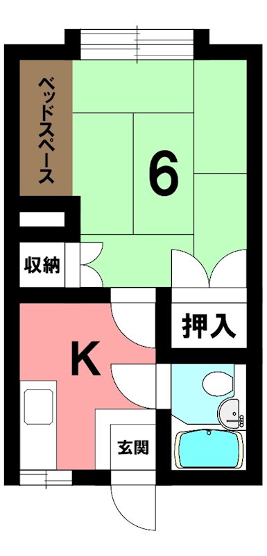 スカイハイツ１ 間取り