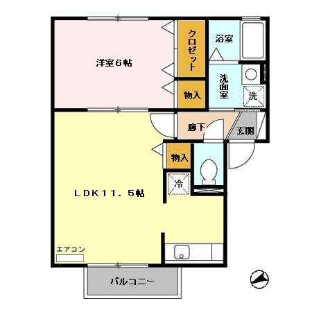 グロワール　A 間取り