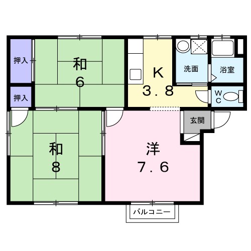 コーポクオレ 間取り