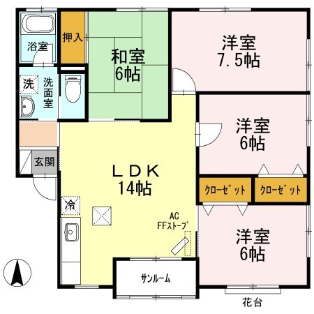 サンウェーヴ 間取り