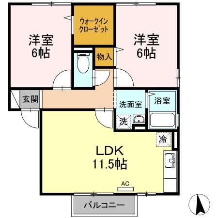 グランヴィラージュ　D 間取り