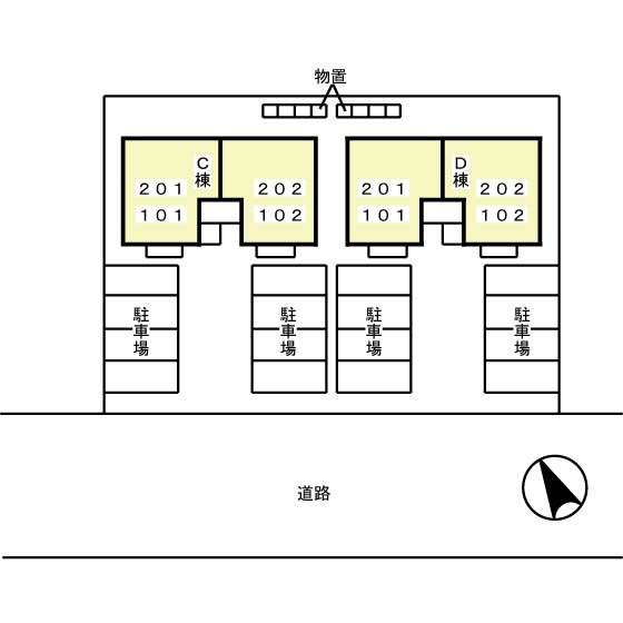 グランヴィラージュ　D 駐車場