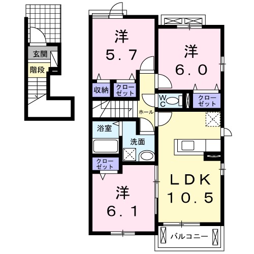 フォンテーヌ 間取り