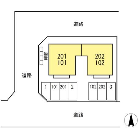 ホワイトプレミール 駐車場