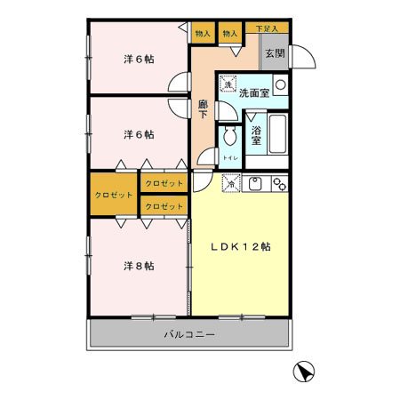 リビオン青葉 間取り