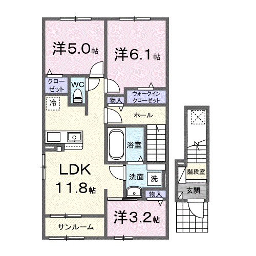 ハレアカラ 間取り