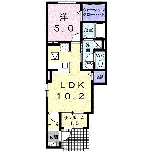 ルーエンハイムⅥ 間取り