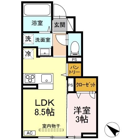 レスア柏崎Ⅱ 間取り