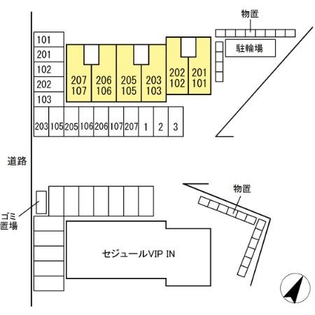 セジュールVIP　IN Ⅱ 駐車場