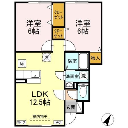 グラン・シャリオ  間取り
