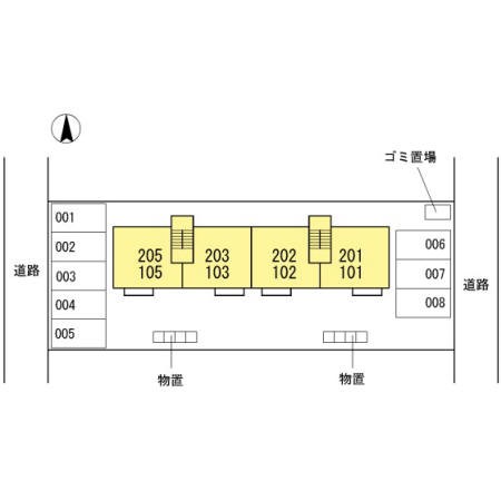 セジュール泉山 駐車場
