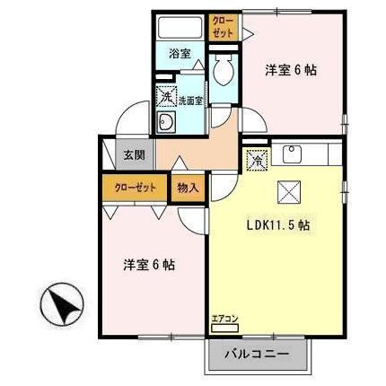 シルクワーム　Ｂ 間取り