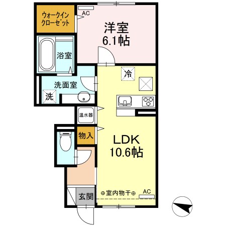 メゾンゆづき 間取り